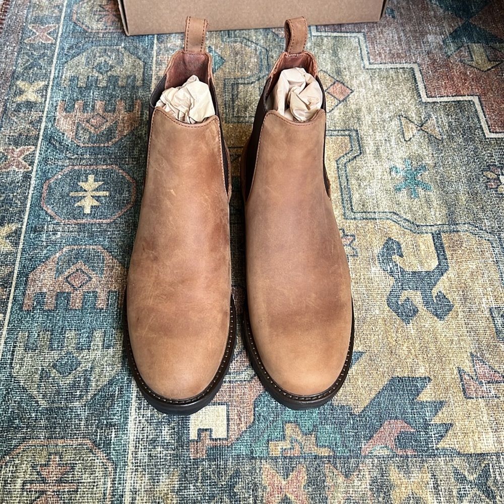 Portland Leather- Patina 100% leather Chelsea boots